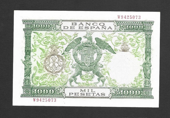 Spanien. - 2x 1000 Pesetas - 1940-1957-