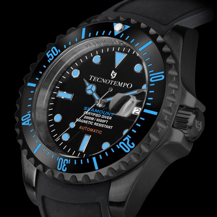 Tecnotempo - "SEAMOUNT" - Diver 2000M  - Limited Edition - Ingen mindstepris - TT.2000S.NNBL - Mænd - 2011-nu