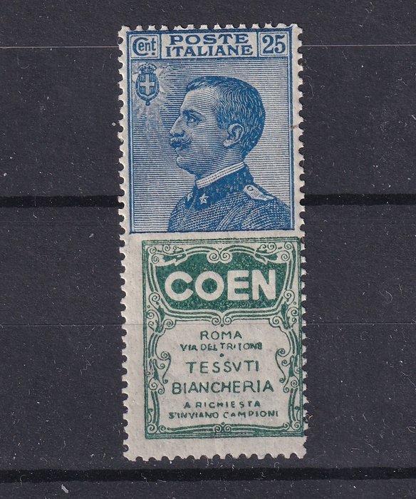 Italien Kongerige 1924 - Reklame, 25 cent "Coen" MNH n.5