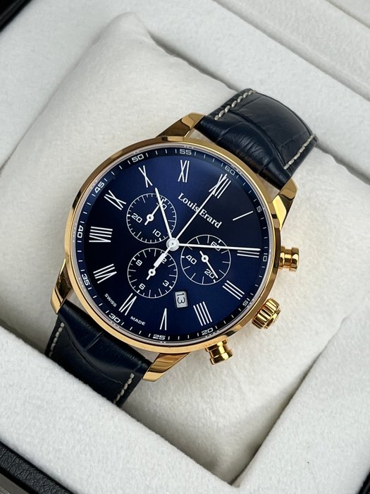 Louis Erard - Héritage Chronograph Date - Ingen mindstepris - 18901PR25BRC102 - Mænd - 2011-nu