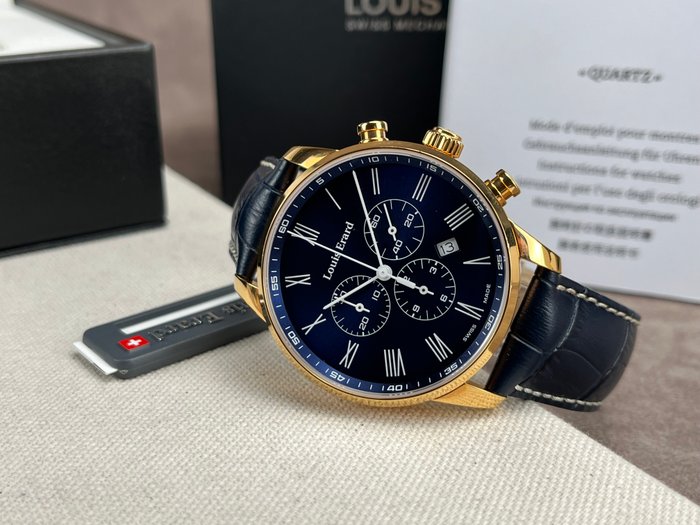 Louis Erard - Héritage Chronograph Date - Ingen mindstepris - 18901PR25.BRC102 - Mænd - 2011-nu