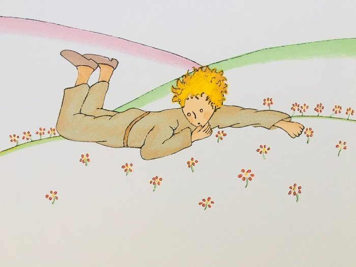 Antoine de Saint-Exupéry (1900-1944), (d'après) - Le Petit Prince - Lithographie numérotée