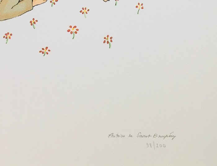 Antoine de Saint-Exupéry (1900-1944), (d'après) - Le Petit Prince - Lithographie numérotée