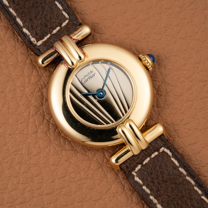 Cartier - Must de Cartier Colisée 'Art Deco Flower Mirror Dial' - 590002 - Kvinder - 1990-1999