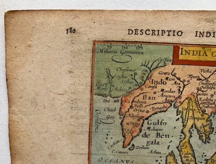 Southeast Asia - Sydøstasien; P. Bertius - India Orien - 1601-1620