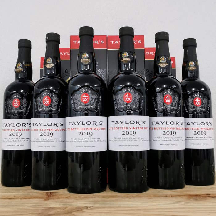 2019 Taylor's - Late Bottled Vintage Port -  Porto  - 6 Flasker (0,75 L)