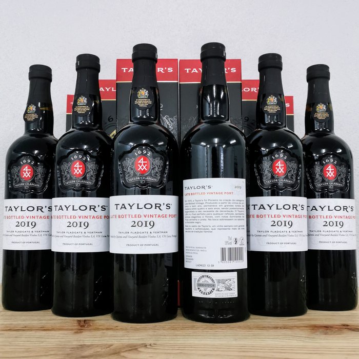 2019 Taylor's - Late Bottled Vintage Port -  Porto  - 6 Flasker (0,75 L)