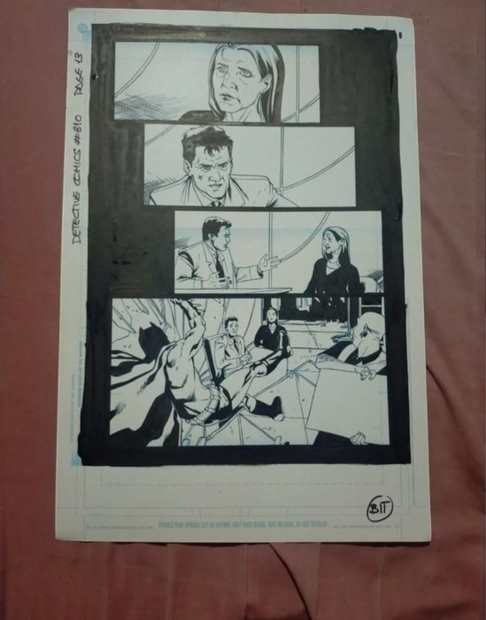 Pete Woods Original page - Detective Comics - Batman #13