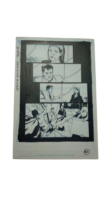 Pete Woods Original page - Detective Comics - Batman #13