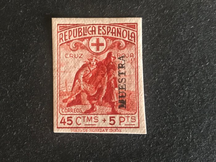 Spanien 1934 - Udemærket Røde Kors - Edifil 767sm MNH