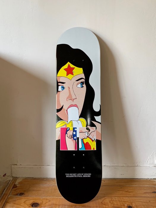 Greg Guillemin (1967) - Wonder Secret Heroes Skateboard