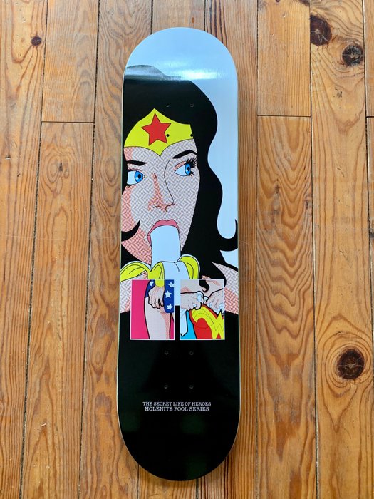 Greg Guillemin (1967) - Wonder Secret Heroes Skateboard