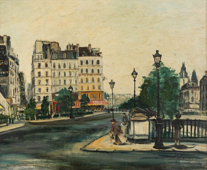 Pierre Farge (1878-1947)  - Paris, les quais