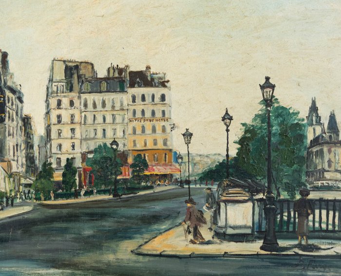 Pierre Farge (1878-1947)  - Paris, les quais