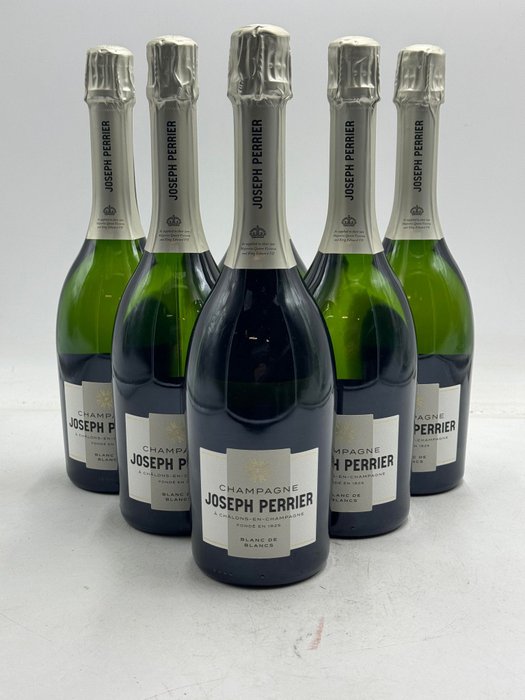 Joseph Perrier, Cuvée Royale Brut - Champagne Blanc de Blancs - 6 Flasker (0,75 L)