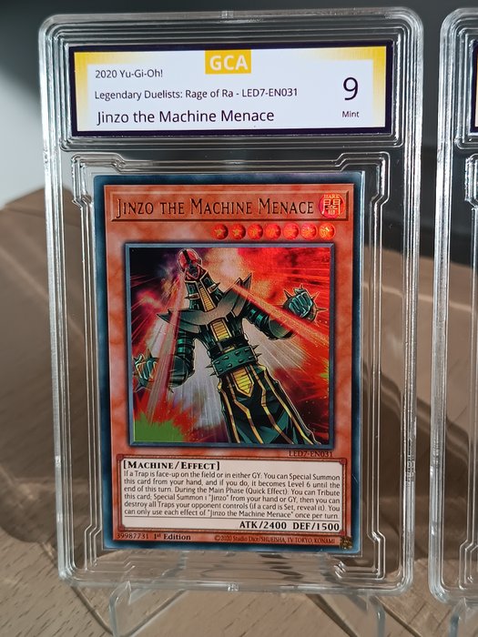 Konami - 2 Card - Jinzo the Machine Menace  Dark Magician Girl