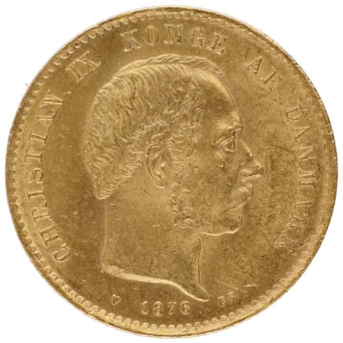 Danmark. Christian IX. 20 Kroon 1876