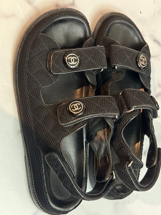 Chanel - Flade sandaler - Størelse: Shoes / EU 39.5