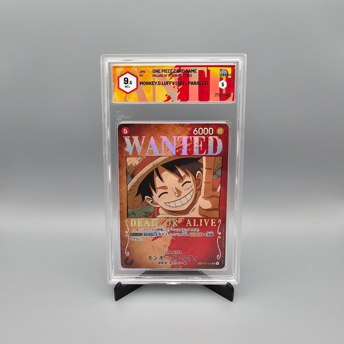 Monkey.D.Luffy SP [Wanted] ST01-012 SR Graded card - Graad 9.5