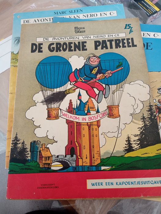 Nero - De groene patreel - 1 Comic - Første udgave - 1961