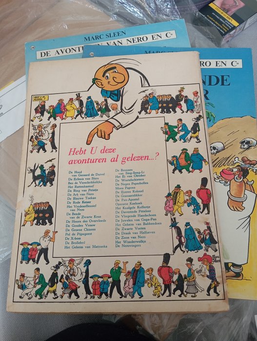 Nero - De groene patreel - 1 Comic - Første udgave - 1961