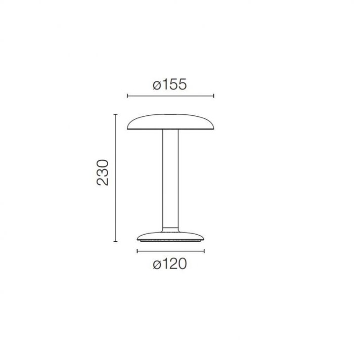 Flos - Vincent Van Duysen - Bordlampe - Gustave brun - Metal