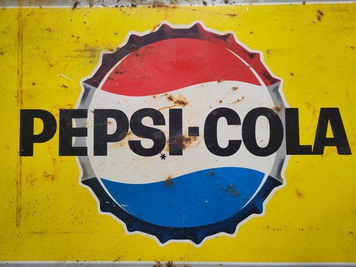 Pepsi-Cola - Reklameplakat - metalplade