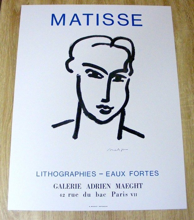 Henri Matisse (after) - LITHOGRAPHIES-EAUX FORTES - 1960‹erne