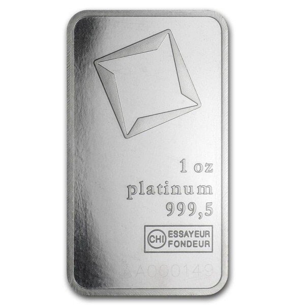 1 Troy Ounce - Platin 999 - Valcambi - Forseglet