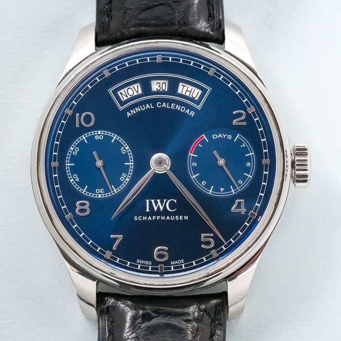 IWC - Portuguese Annual Calendar Blue Dial - IW503502 - Mænd - 2011-nu