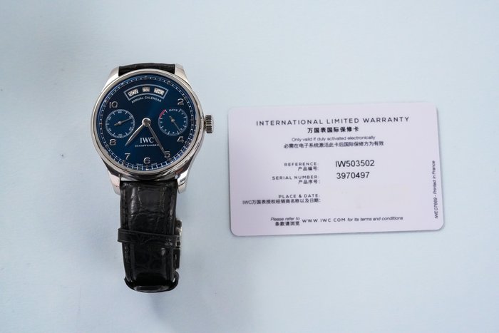 IWC - Portuguese Annual Calendar Blue Dial - IW503502 - Mænd - 2011-nu