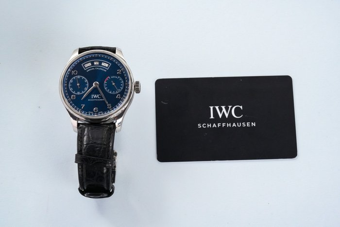 IWC - Portuguese Annual Calendar Blue Dial - IW503502 - Mænd - 2011-nu