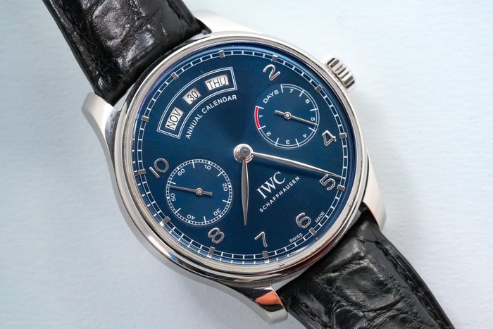 IWC - Portuguese Annual Calendar Blue Dial - IW503502 - Mænd - 2011-nu