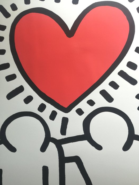 Keith Haring - A heart in Love - Big Size