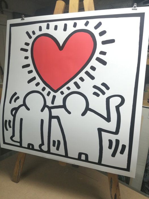 Keith Haring - A heart in Love - Big Size