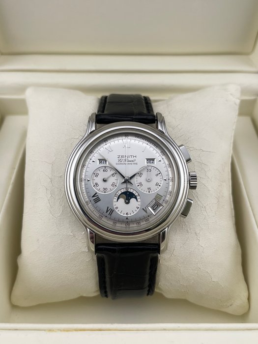 Zenith - El Primero - 01 0240 410 Chronograph Moonphase - Unisex - 2000-2010