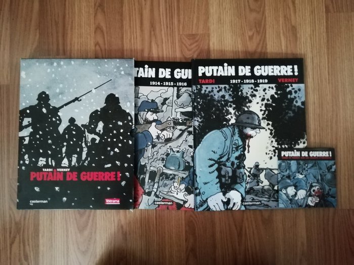 Tardi - Guerre de 14-18 - 3x C + DVD - 3x C + coffret - EO/Ré - 3 Album - 1994/2009