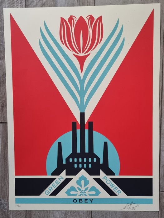 Shepard Fairey (OBEY) (1970) - Green Power Factory