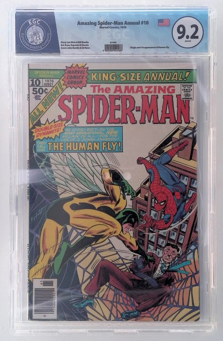 Amazing Spider-Man Annual #10 - EGC graded 9.2 - 1 Graded comic - 1976