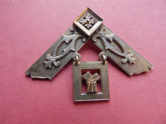 Storbritannien - Badge - Masonic beautifull  past master jewel 1955 - 20. - sidst i