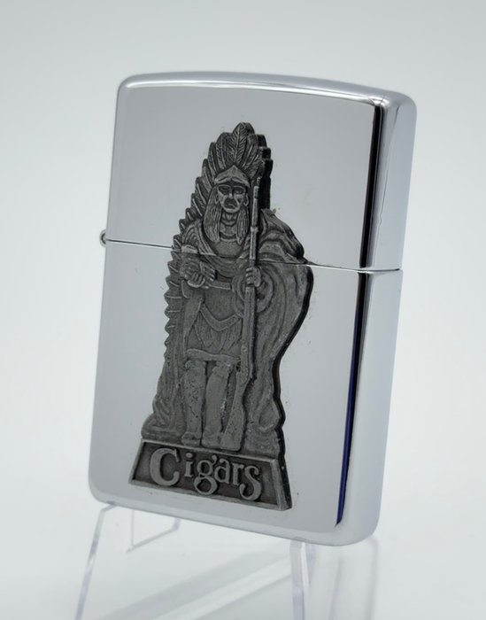 Zippo - Barret Smythe Cigar Store Indian - 1996 - Lighter - Metal