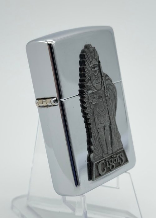 Zippo - Barret Smythe Cigar Store Indian - 1996 - Lighter - Metal