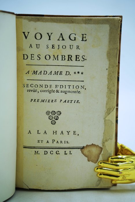 Abbe Joseph de La Porte - Voyage au séjour des ombres - 1751