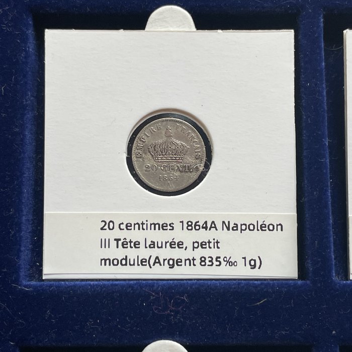 Frankrig. Lot de ± 5 kg de monnaies françaises (+ 242 monnaies dont 13 argent) 1797/2010  (Ingen mindstepris)