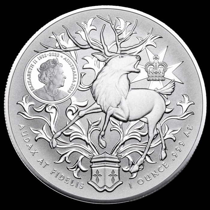 Australien. 1 Dollar 2023 Queensland, 1 Oz (.999)  (Ingen mindstepris)