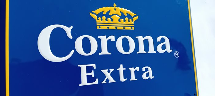 Corona - Reklameplakat - Metal