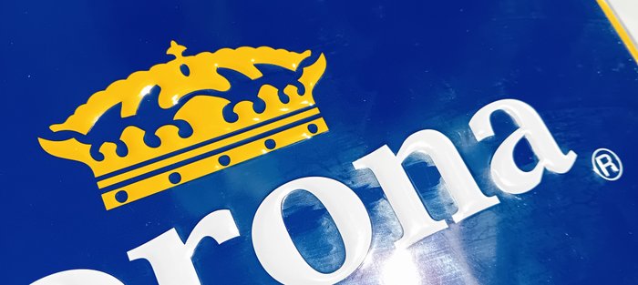 Corona - Reklameplakat - Metal