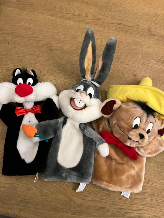 Figur - 3 Handpoppen Looney Tunes  (3) - Tekstil