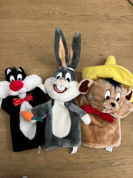 Figur - 3 Handpoppen Looney Tunes  (3) - Tekstil