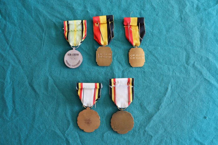 Belgien - Militærmedalje - Masser af medaljer